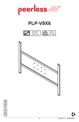 peerless-AV PLP-V9X6 Instrucciones De Montaje