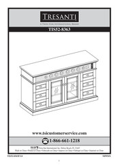 Twin-Star International TRESANTI TIS52-8363 Instrucciones De Montaje