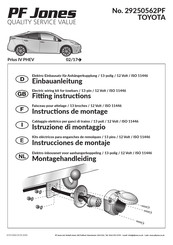 PF Jones 29250562PF Instrucciones De Montaje