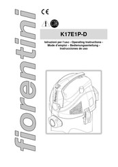 FIORENTINI K17E1P-D Instrucciones De Uso