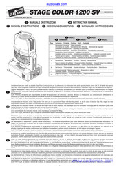Clay Paky STAGE COLOR 1200 SV Manual De Instrucciones