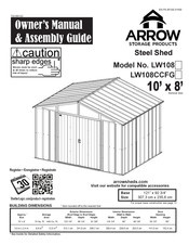 Arrow Storage Products LW108CCFG Instrucciones De Montaje