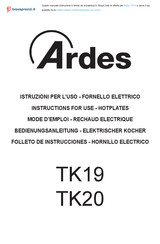 ARDES TK19 Folleto De Instrucciones