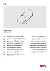 KWC F5EM1015 Instrucciones De Montaje Y Servicio