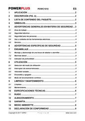 Powerplus POWC1010 Manual De Instrucciones