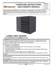 Mr. Heater MHU200NG Instrucciones De Operación Y Manual Del Usuario