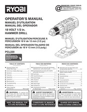 Ryobi PCL220 Manual Del Operador