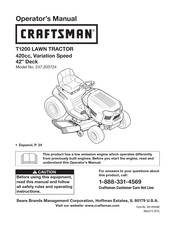 Craftsman 247.203724 Manual Del Operador