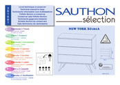 SAUTHON selection NEW YORK XG161A Folleto Técnico