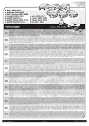 ECS Electronics VW-096-B1 Instrucciones De Montaje