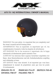 AFX FX-142 Manual Del Propietário