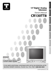 TruTech CR130TT8 Manual Del Propietário