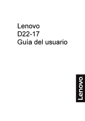 Lenovo D22-17 Guia Del Usuario