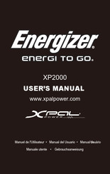 Energizer XP2000 Manual Del Usuario