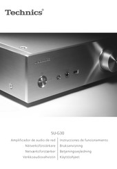 Technics SU-G30 Manual Del Usuario