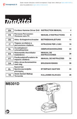 Makita M8301D Manual De Instrucciones