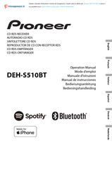 Pioneer DEH-S510BT Manual De Instrucciones