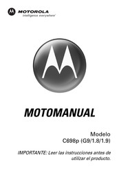 Motorola C698p Manual