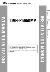 Pioneer DVH-P5650MP Manual De Instalación