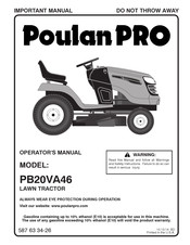 Poulan Pro PB20VA46 Manual Del Operador