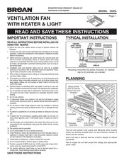 Broan 100HL Manual De Instrucciones