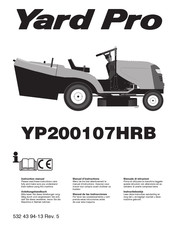 Yard Pro YP200107HRB Manual De Instrucciones