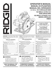 RIDGID R8655 Manual Del Operador