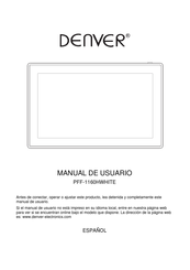 Denver PFF-1160HWHITE Manual De Usuario