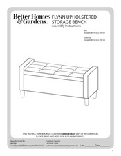 Better Homes and Gardens BH16-022-599-02 Manual De Instrucciones