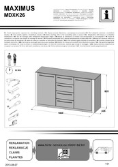 Forte MAXIMUS MDXK26 Instrucciones De Montaje