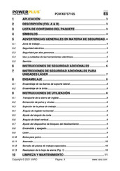 Powerplus POWX075710S Manual De Instrucciones