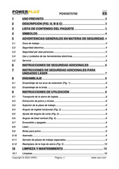 Powerplus POWX075700 Manual De Instrucciones