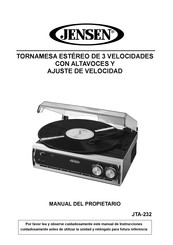 Jensen JTA-232 Manual Del Propietário