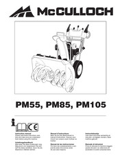 McCulloch PM105 Manual De Instrucciones