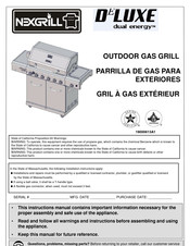 Nexgrill 19000613A1 Manual De Instrucciones