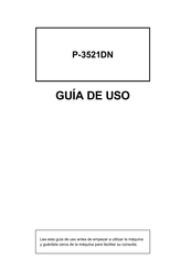 Triumph Adler P-3521DN Guía De Uso