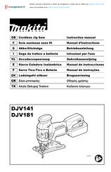 Makita DJV181ZJ Manual De Instrucciones