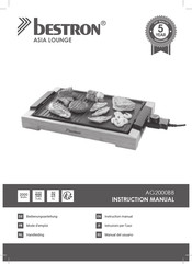 Bestron ASIA LOUNGE AG2000BB Manual De Instrucciones