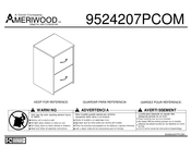 Ameriwood INDUSTRIES 9524207PCOM Instrucciones De Montaje