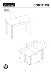 finori COG12/137 Instrucciones De Montaje