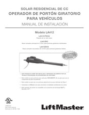 LiftMaster LA412 Manual De Instalación