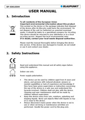 Blaupunkt BP-GIKLED09 Manual De Instrucciones