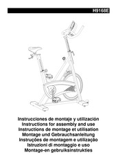 BH FITNESS H9168E Instrucciones De Montaje Y Utilización