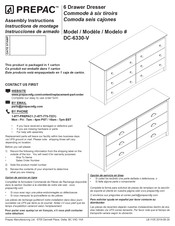 Prepac DC-6330-V Instrucciones De Armado