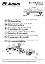 PF Jones 19250509PF Instrucciones De Montaje