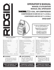 RIDGID MOBILAIR OF60150VP Manual Del Operador