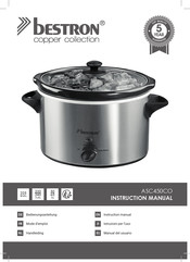 Bestron copper collection ASC450CO Manual Del Usuario