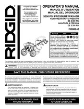 RIDGID RD80945 Manual Del Operador