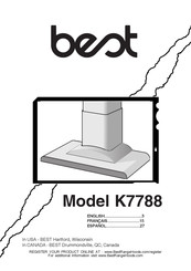 Best K7788 Manual De Instrucciones