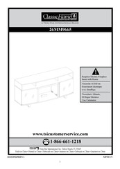 Twin-Star International ClassicFlame 26MM9665 Instrucciones De Montaje